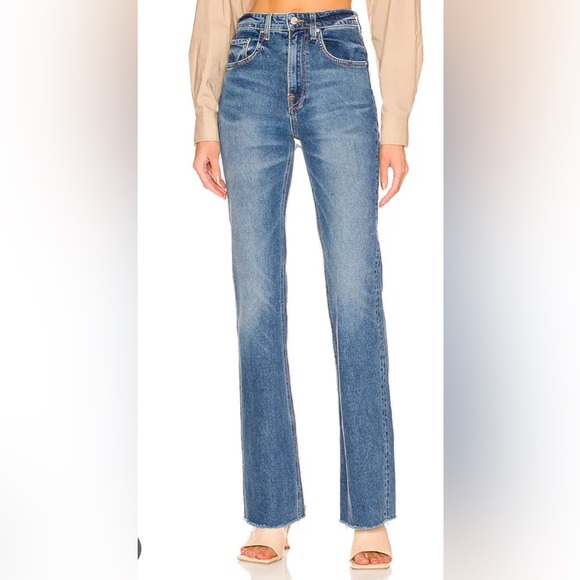 GRLFRND Denim - GRLFRND The Melanie High Rise Boot Cut Hollywood Hills Blue Jeans 27